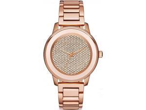 Women's Rose Gold Michael Kors Kinley Pave Crystal Watch MK6210 Women's Rose Gold Michael Kors Kinley Pave Crystal Watch MK6210