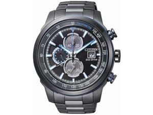 Men's Black Citizen Eco-Drive Chronograph Watch CA0576-59E Men's Black Citizen Eco-Drive Chronograph Watch CA0576-59E