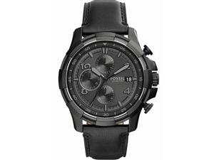 Men's Fossil Dean Black Chronograph Watch FS5133 Men's Fossil Dean Black Chronograph Watch FS5133