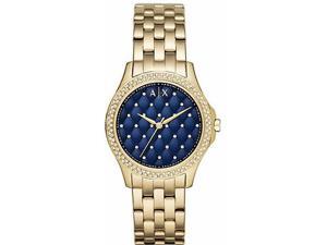 Women's Armani Exchange Lady Hampton Quilted Face Crystalized Watch AX5247 Women's Armani Exchange Lady Hampton Quilted Face Crystalized Watch AX5247