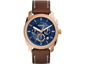 Men's Fossil Machine Chronograph Leather Strap Watch FS5073 Men's Fossil Machine Chronograph Leather Strap Watch FS5073