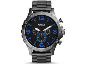Men's Fossil Nate Chronograph Stainless Steel Watch JR1478 Men's Fossil Nate Chronograph Stainless Steel Watch JR1478