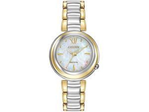 Women's Two-Tone Citizen Sunrise Eco-Drive Watch EM0337-56D Women's Two-Tone Citizen Sunrise Eco-Drive Watch EM0337-56D