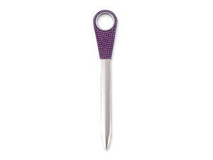 Purple Swarovski Crystal Letter Opener Purple Swarovski Crystal Letter Opener