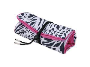 Pack of 5, Zebra Print with Pink Trim Jewelry Roll Pack of 5, Zebra Print with Pink Trim Jewelry Roll