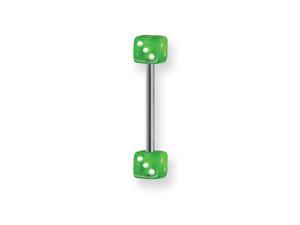 SGSS BB w UV Acrylic Dice 14G (1.6mm) 5/8" (15mm) Long w 5mm UV Sensitiv SGSS BB w UV Acrylic Dice 14G (1.6mm) 5/8" (15mm) Long w 5mm UV Sensitiv