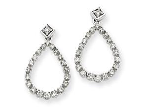 14K White Gold Earring Diamond quality AA (I1 clarity, G-I color) 14K White Gold Earring Diamond quality AA (I1 clarity, G-I color)