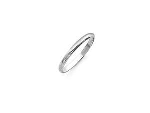 Sterling Silver 2mm Half-Round Band Sterling Silver 2mm Half-Round Band