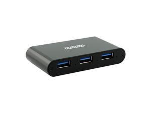 Dyconn PowerHub Super Speed 4-Port USB 3.0 Hub with Power Adapter, Alumunim Alloy Dyconn PowerHub Super Speed 4-Port USB 3.0 Hub with Power Adapter, Alumunim Alloy