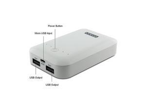 Dyconn XCharger PB7KW 7800mAh Capacity Universal External Power Bank Backup Battery Charger (White) Dyconn XCharger PB7KW 7800mAh Capacity Universal External Power Bank Backup Battery Charger (White)