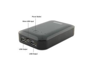 Dyconn XCharger 7800 Black 7800 mAh Dual USB Port Portable Battery PB7KB Dyconn XCharger 7800 Black 7800 mAh Dual USB Port Portable Battery PB7KB