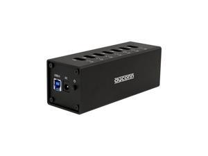 Dyconn PowerHub Super Speed 7-Port Industrial Grade USB 3.0 Hub with Power Adapter Dyconn PowerHub Super Speed 7-Port Industrial Grade USB 3.0 Hub with Power Adapter