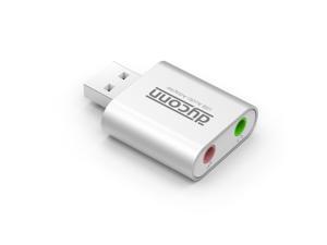Dyconn Aluminum USB Stereo Audio Sound Adapter for Mac & Windows C0Media CM108 Chipset Dyconn Aluminum USB Stereo Audio Sound Adapter for Mac & Windows C0Media CM108 Chipset