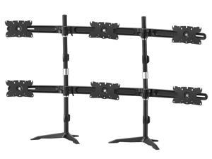 Dyconn Full Aluminum Argentavis Adjustable height Universal 6 LED Display Monitor Mount Stand Dyconn Full Aluminum Argentavis Adjustable height Universal 6 LED Display Monitor Mount Stand