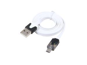 Dyconn Flat LED Micro USB Charging Cable (White) for Smartphones and Tablets Dyconn Flat LED Micro USB Charging Cable (White) for Smartphones and Tablets