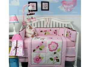 SoHo Designs Ladybug Party Baby Crib Nursery Bedding Set 14 pcs included Diaper Bag with Changing Pad, Accessory Case & Bottle Case SoHo Designs Ladybug Party Baby Crib Nursery Bedding Set 14 pcs included Diaper Bag with Changing Pad, Accessory Case & Bottle Case