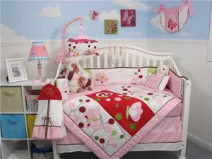 SoHo Designs Chasing Butterflies Baby Crib Nursery Bedding Set 14 pcs included Diaper Bag with Changing Pad, Accessory Case & Bottle Case SoHo Designs Chasing Butterflies Baby Crib Nursery Bedding Set 14 pcs included Diaper Bag with Changing Pad, Accessory Case & Bottle Case
