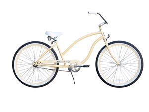 Firmstrong Chief Single Speed, Vanilla - Women's 26" Beach Cruiser Bike Firmstrong Chief Single Speed, Vanilla - Women's 26" Beach Cruiser Bike