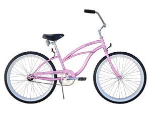 Firmstrong Urban Lady 24" Single Speed, Pink - Women's 24" Beach Cruiser Bike Firmstrong Urban Lady 24" Single Speed, Pink - Women's 24" Beach Cruiser Bike