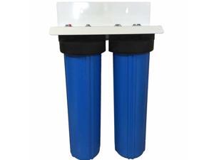 20" 2 Stage Big Blue Whole House Filter for Sediment, Arsenic, and Fluoride Removal 20" 2 Stage Big Blue Whole House Filter for Sediment, Arsenic, and Fluoride Removal