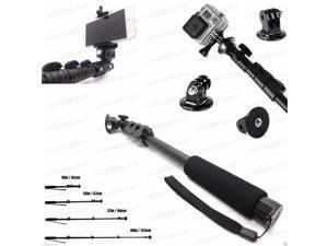 Extendable Handheld Selfie Stick Mount & Bluetooth Remote For iPhone, Android & GoPro Extendable Handheld Selfie Stick Mount & Bluetooth Remote For iPhone, Android & GoPro
