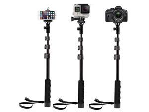 Extended Selfie Stick MONOPOD for iPhone 6 plus Note 4 3 / GoPro Hero 4 3+ 3 2 1 Extended Selfie Stick MONOPOD for iPhone 6 plus Note 4 3 / GoPro Hero 4 3+ 3 2 1