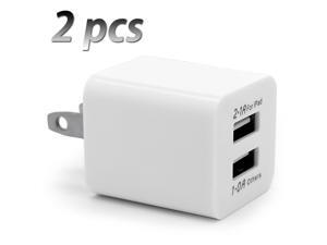 Lot 2 pcs Dual Port 2.1A USB Home Wall Charger AC Adapter for Apple Devices Lot 2 pcs Dual Port 2.1A USB Home Wall Charger AC Adapter for Apple Devices