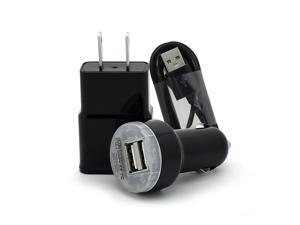 Extra Long 6FT Micro USB 2.0 Cable + Home Wall Plug + 2.0A Dual Port Car Charger Extra Long 6FT Micro USB 2.0 Cable + Home Wall Plug + 2.0A Dual Port Car Charger