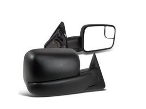 Dodge Ram 1500 2500 3500 Manual Tow Towing Fold Out Black Side Mirrors Dodge Ram 1500 2500 3500 Manual Tow Towing Fold Out Black Side Mirrors