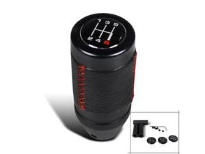 Spec-D Tuning Manual Shift Knob With Red Stitch SK-600RS-SD Spec-D Tuning Manual Shift Knob With Red Stitch SK-600RS-SD