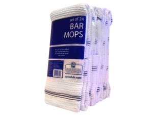 Bakers & Chefs Bar Mops - 16" x 19" - 24 ct. Bakers & Chefs Bar Mops - 16" x 19" - 24 ct.