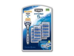 Schick Hydro 5 - 1 Razor and 15 replacement cartridges Schick Hydro 5 - 1 Razor and 15 replacement cartridges