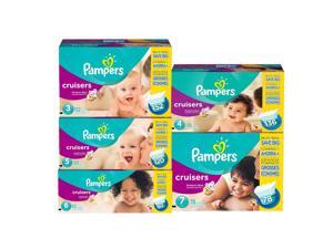 Pampers Cruisers Diapers, Size 4 (22-37 lbs.), 136 ct. Pampers Cruisers Diapers, Size 4 (22-37 lbs.), 136 ct.