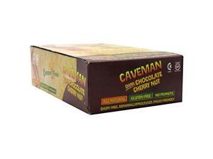 Caveman Foods Caveman Bar Dark Chocolate Cherry Nut - 15 per box - 21 oz Each Caveman Foods Caveman Bar Dark Chocolate Cherry Nut - 15 per box - 21 oz Each