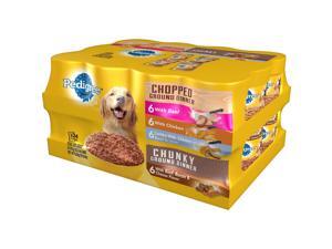 Pedigree Chopped Ground Dinner Wet Dog Food, Variety Pack (13.2 Oz., 24-Ct.) Pedigree Chopped Ground Dinner Wet Dog Food, Variety Pack (13.2 Oz., 24-Ct.)