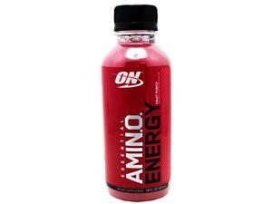 Optimum Nutrition Amino Energy RTD, Fruit Punch, 12- 16 FL oz Optimum Nutrition Amino Energy RTD, Fruit Punch, 12- 16 FL oz