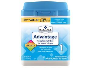 Member's Mark Infant Formula, Advantage (48 oz.) Member's Mark Infant Formula, Advantage (48 oz.)