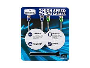 Member's Mark HDMI Cable 2 Pack Member's Mark HDMI Cable 2 Pack