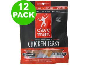 Caveman Foods Jerky Spicy Bbq, 3.25 Ounce, 12 Count Caveman Foods Jerky Spicy Bbq, 3.25 Ounce, 12 Count