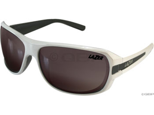 Lazer Quantum 1 (Q1) Sunglasses: Gloss White/Gray Lazer Quantum 1 (Q1) Sunglasses: Gloss White/Gray