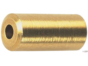 Wheels Mfg Brass Cable Ferrule, 5.0mm, Bottle of 50 Wheels Mfg Brass Cable Ferrule, 5.0mm, Bottle of 50
