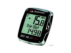 Sigma BC 16.12 STS Wireless Cycling Computer: Black Sigma BC 16.12 STS Wireless Cycling Computer: Black
