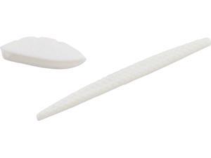Lazer EC1 Nosepiece and Earpiece Set: White Lazer EC1 Nosepiece and Earpiece Set: White