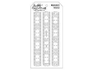 Tim Holtz Layered Stencil 4.125"X8.5"-Measured Tim Holtz Layered Stencil 4.125"X8.5"-Measured
