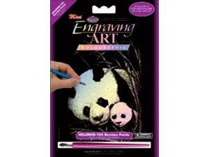 Mini Holographic Engraving Art Kit 5"X7"-Bamboo Panda Mini Holographic Engraving Art Kit 5"X7"-Bamboo Panda