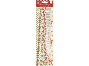Snow Village Vellum Borders 12" 8/Pkg-Pennants Snow Village Vellum Borders 12" 8/Pkg-Pennants