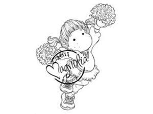 The Winner Takes It All Cling Stamp-Cheerleader Tilda The Winner Takes It All Cling Stamp-Cheerleader Tilda