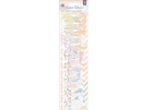 Color Wash Vellum Borders 12" 8/Pkg-Pennants Color Wash Vellum Borders 12" 8/Pkg-Pennants