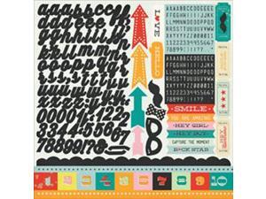 Hey Kid Cardstock Stickers 12"X12"-Element Hey Kid Cardstock Stickers 12"X12"-Element