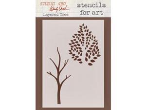 Wendy Vecchi Studio Stencil Collection-Layered Trees Wendy Vecchi Studio Stencil Collection-Layered Trees